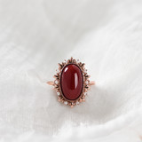 阿卡红珊瑚珍珠（戒指）